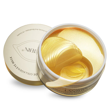 Golden Peptide Collagen Eye Mask, Moisturizing Eye Patches For Puffy Eyes And Dark Circles, 60PCS Hydrating Skincare