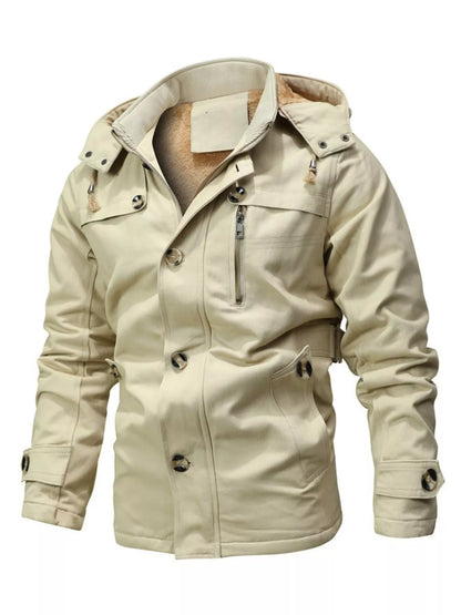 Men's Plus Size Zip Up Lightweight Bomber Jacket
