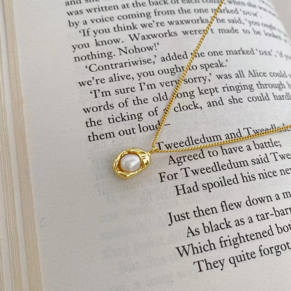 925 Sterling Silver Pearl Pendant Necklace