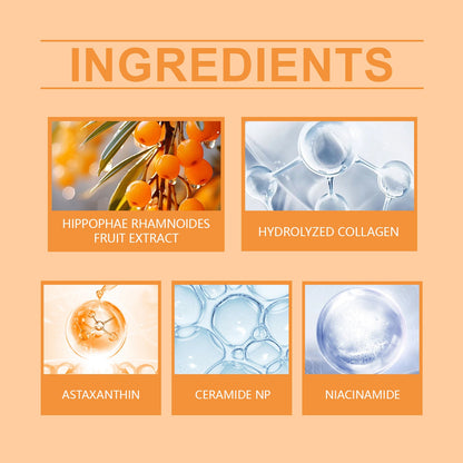 OUHOE Astaxanthin Facial Essence, Moisturizes And Moisturizes Delicate Skin Hydrating, Brightening And Moisturizing Skin Essence