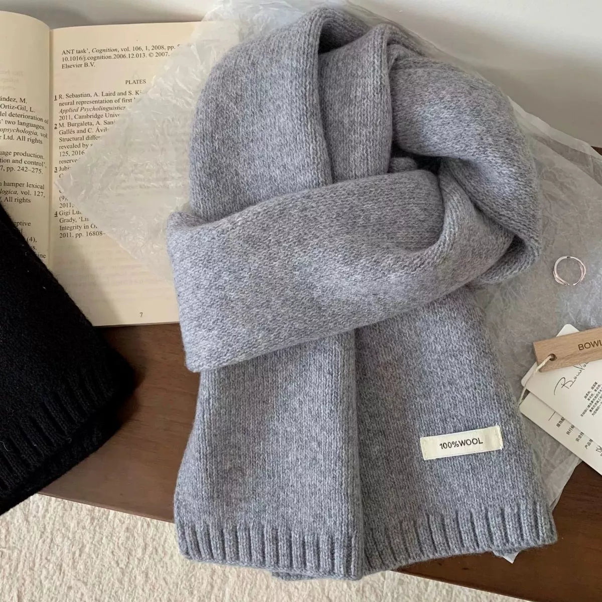 Warm Knitted Scarf