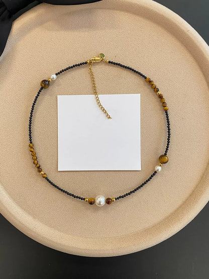 Tiger Eye Adjustable Necklace