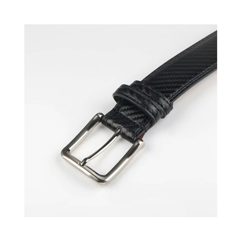 Genuine Business Leather Belt For Men Or BOY Swivel Pin Buckle Casual Versatile Belt