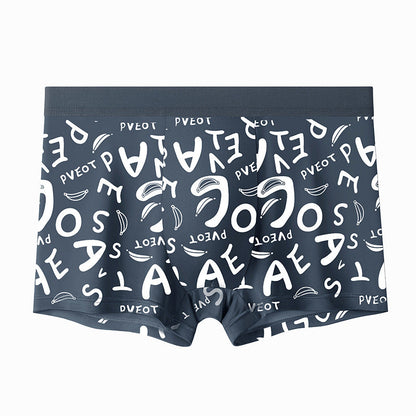 Medium waist breathable thin boxer shorts