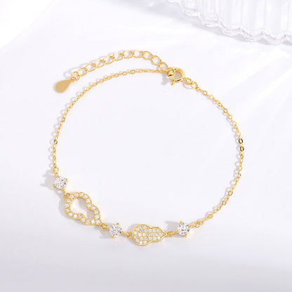 Zircon Gourd Adjustable Bracelet