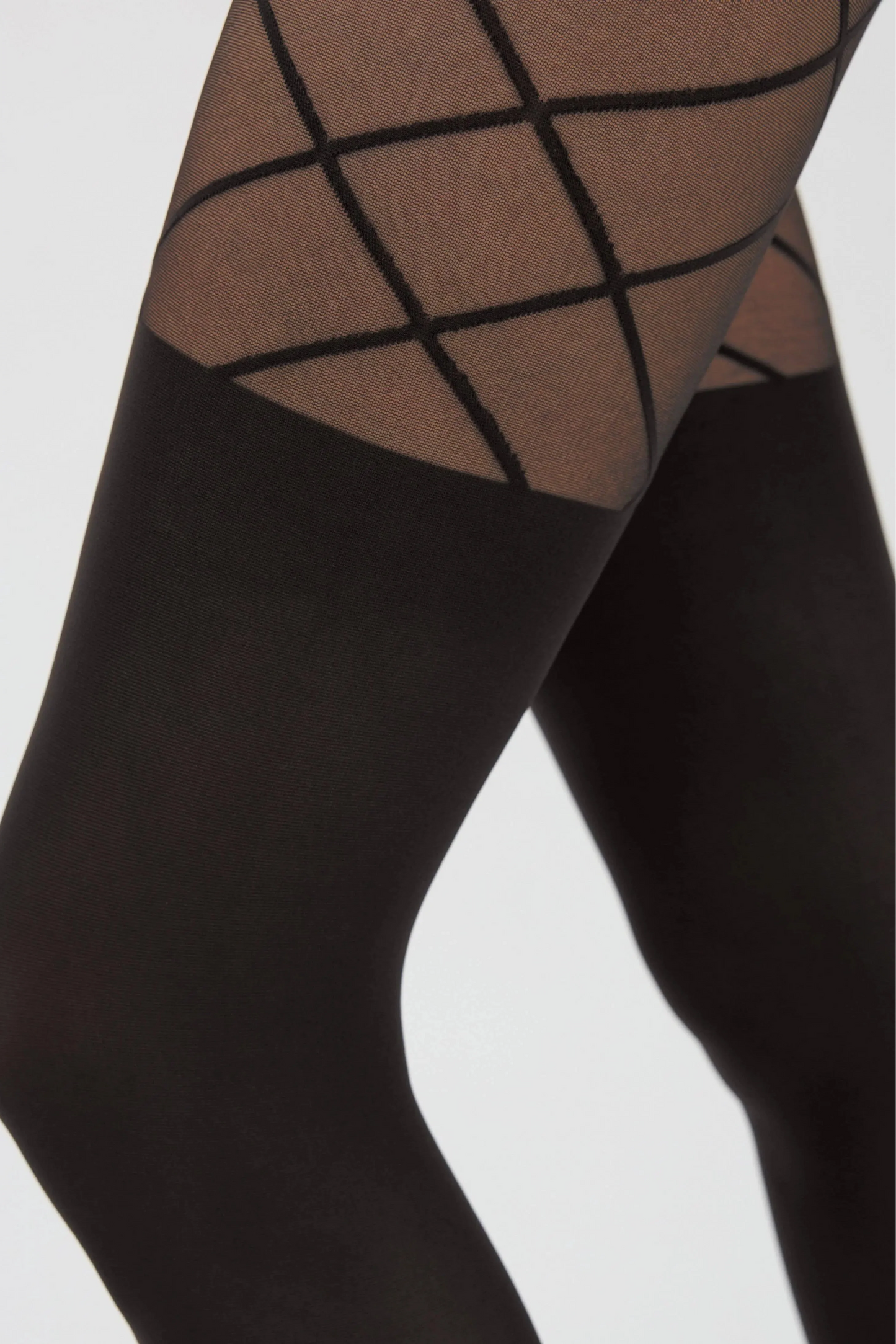 Fantasy Tights Conte Concept - Knee-highs with Diamonds