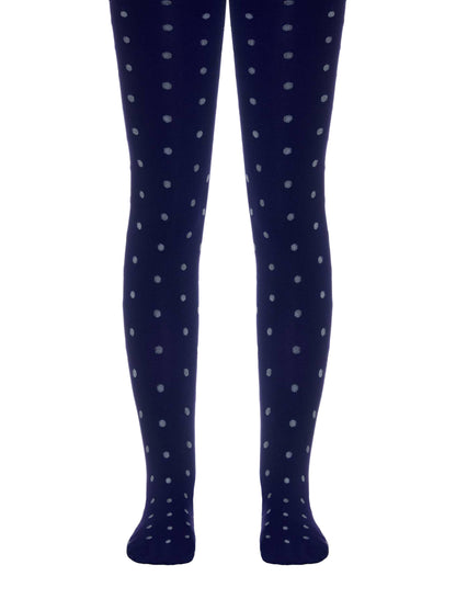 Conte Paola 50 Den - Fantasy Opaque Tights For Girls With Polka Dots - 4yr. 6yr. 8yr. 10yr. (16С-51СП)