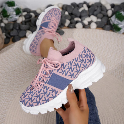 Lace Up Platform Sneakers