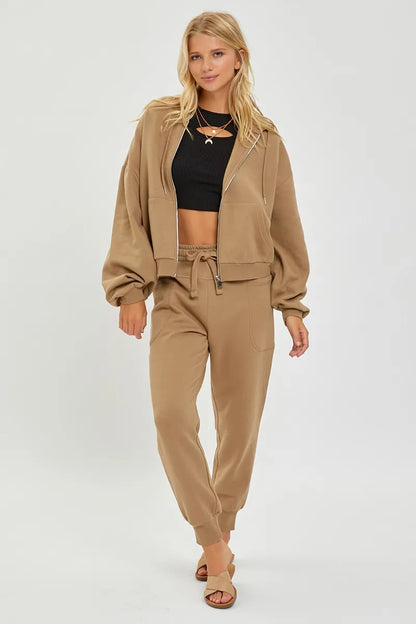 RISEN High Rise Relaxed Joggers