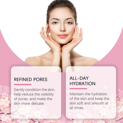 Jaysuing Cherry Blossom Hydrating Toner Hydrates And Moisturizes And Brightens Skin Refreshing Skincare Essence Water