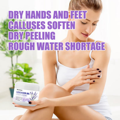 West&Month Lavender Oil Foot Cream, Anti-Freeze, Anti-Crack, Hydrating And Anti-Cracking
