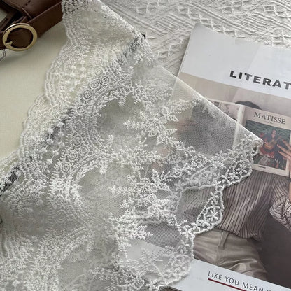 Elegant Lace Sheer Scarf