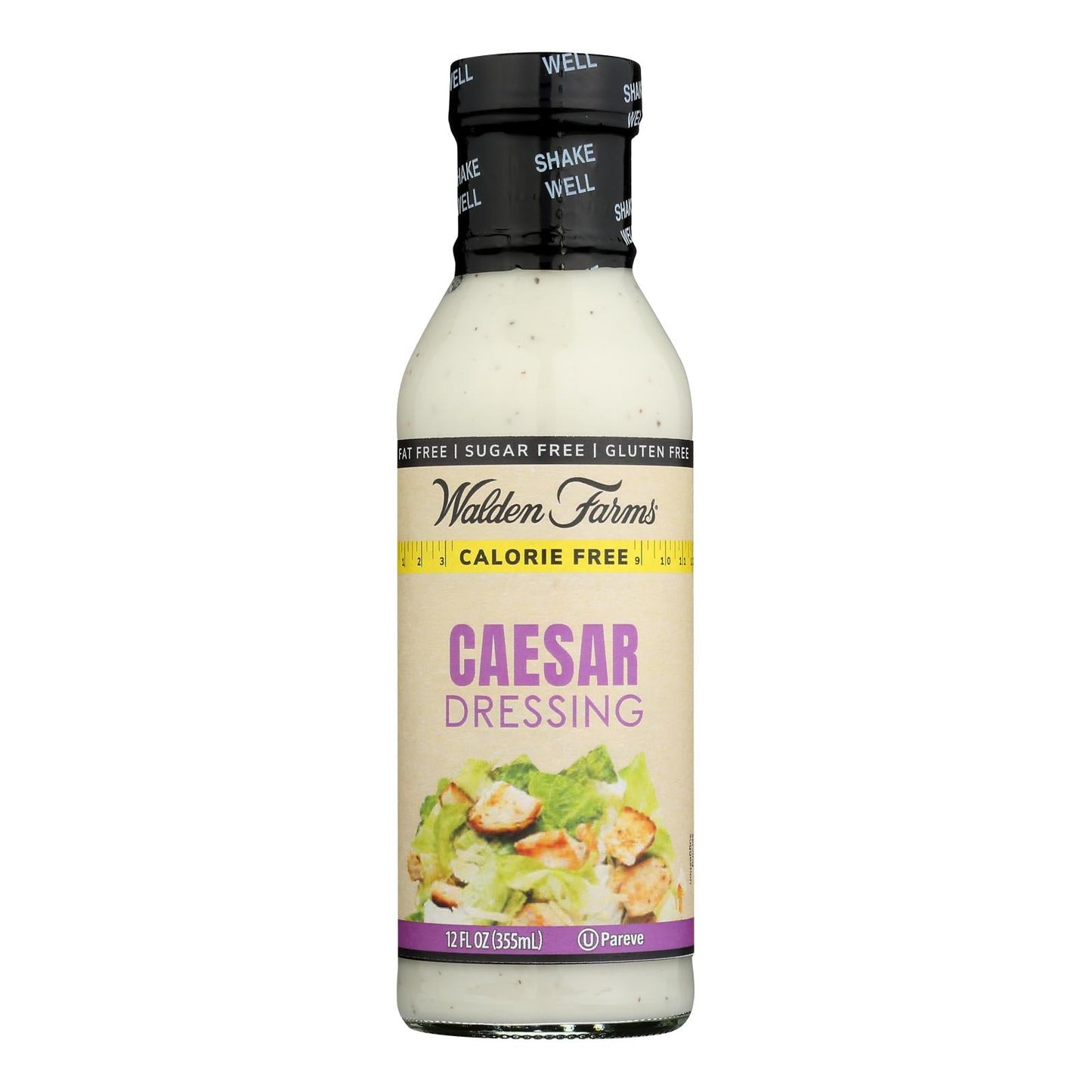 Walden Farms Calorie Free Caesar Dressing (Pack of 6 - 12 Fl Oz)