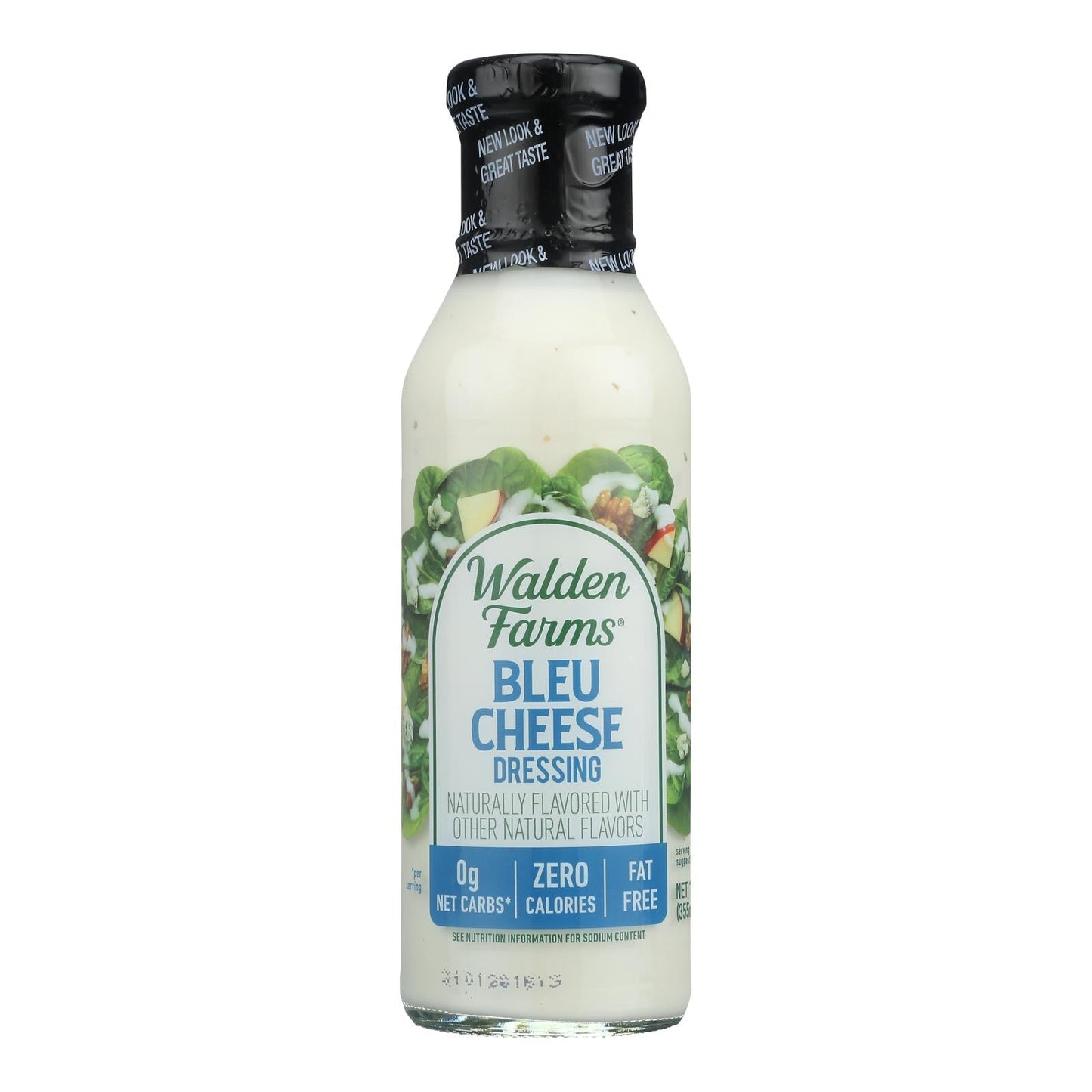Walden Farms Calorie Free Creamy Bleu Cheese Dressing (Pack of 6 - 12 Fl Oz)