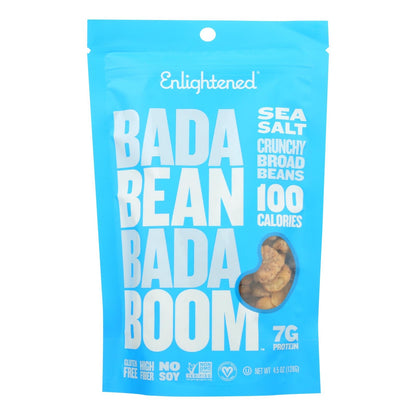 Bada Bean Bada Boom Crunchy Beans, Sea Salt, Case of 6, 4.5 Oz