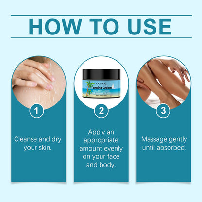 OUHOE Nourishing Skin Anti-Sunburn, Anti-Tanning Tan Moisturizing And Gentle Care Skin Care Anti-Tanning Cream