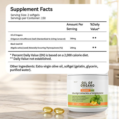 RELIERRE Oregano Oil Soft Capsules
