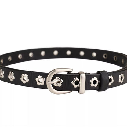 Floral-Embellished Belt