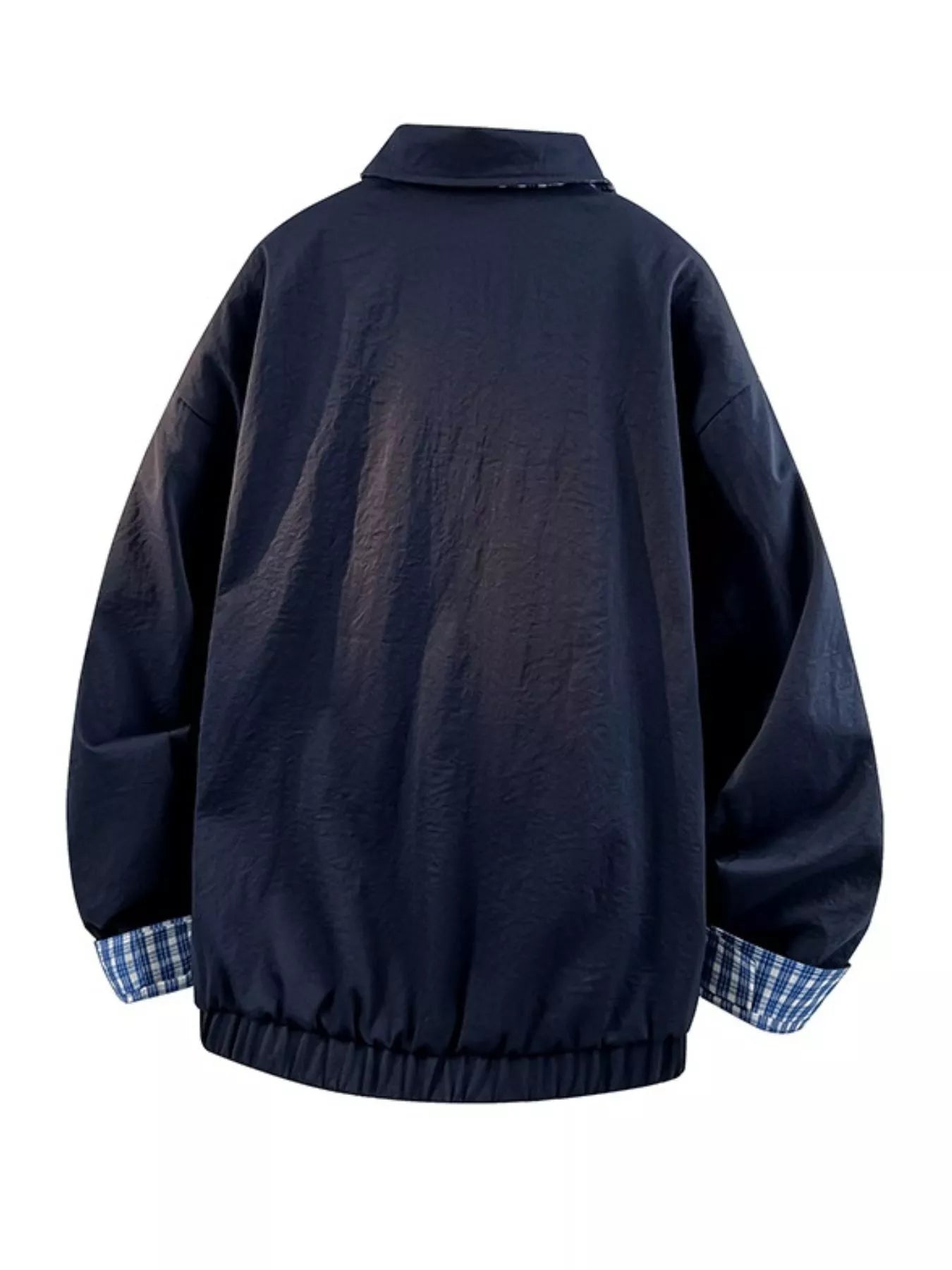 Men's Plaid Lined Lightweight Jacket