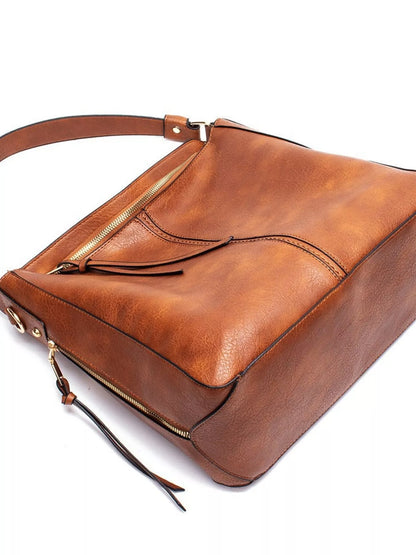 Classic PU Leather Tote Bag