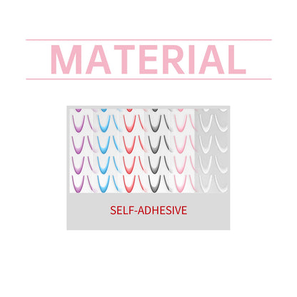 Eelhope French Gradient Nail Sticker Gradient Nail Sticker Easy Nail Decor Personalized Nail Sticker
