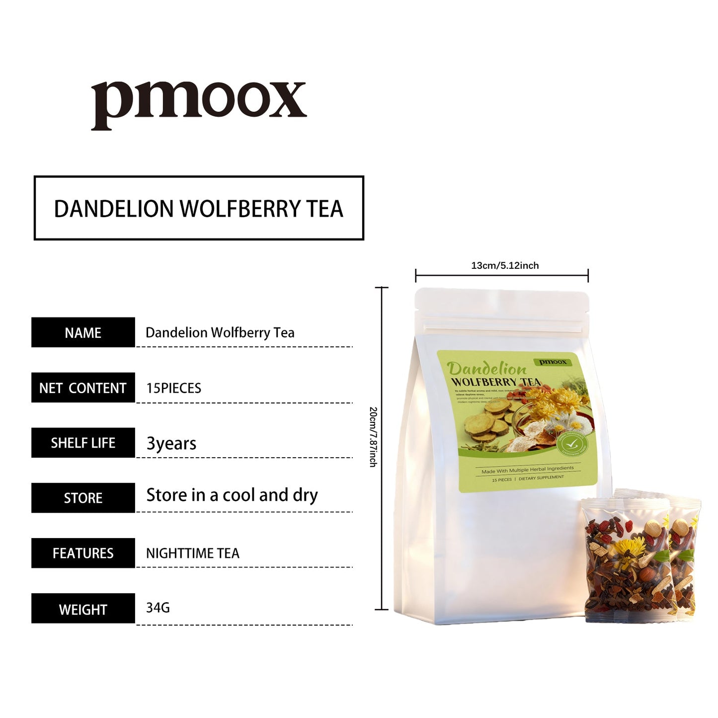 Herbal Nourishing Dandelion Gouqi Tea