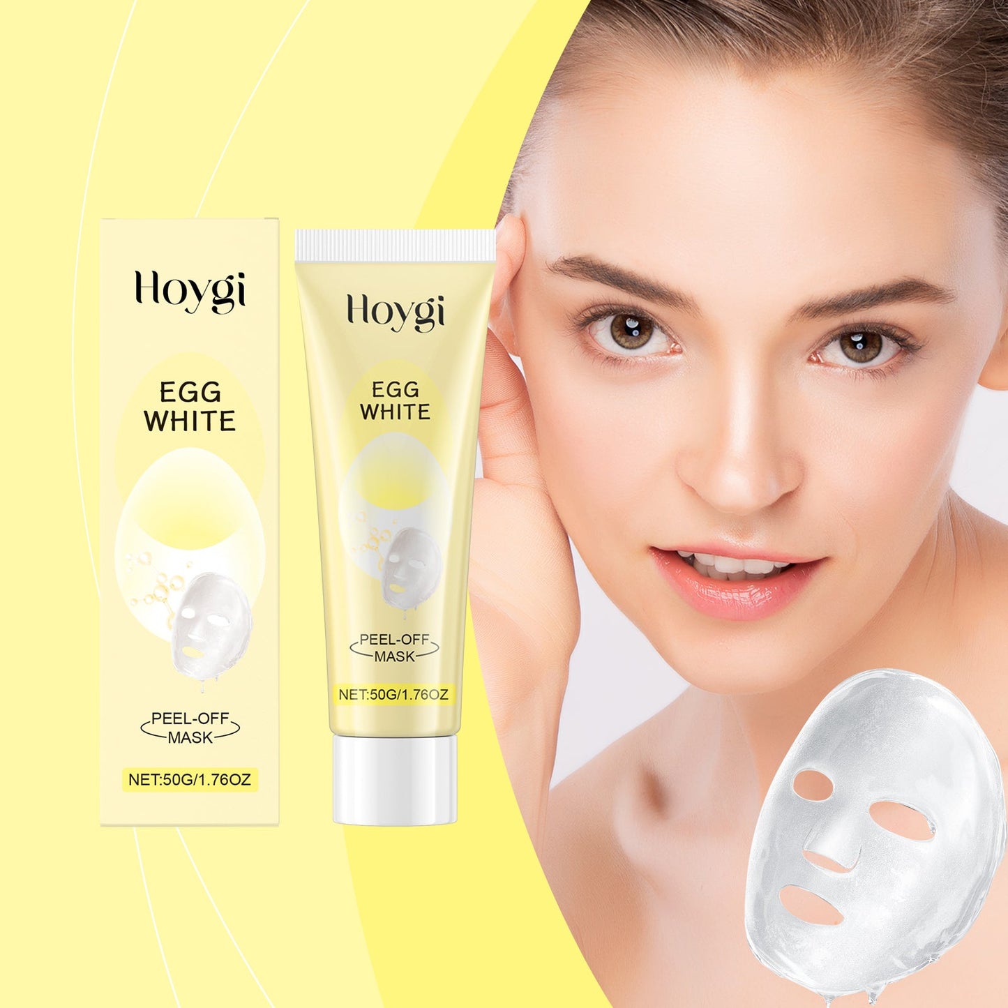 Hoygi Tear Mask Facial Treatment Clean And Gentle, Non-Tight Moisturizing And Hydrating Moisturizing And Brightening Skin