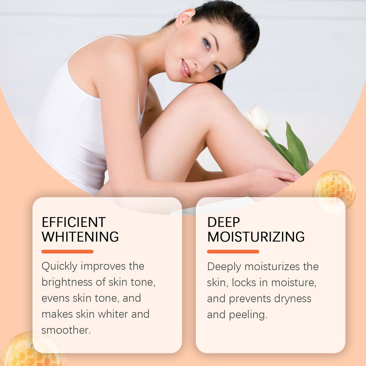OUHOE  Brightening Cream Moisturizes The Body And Brighens The Skin