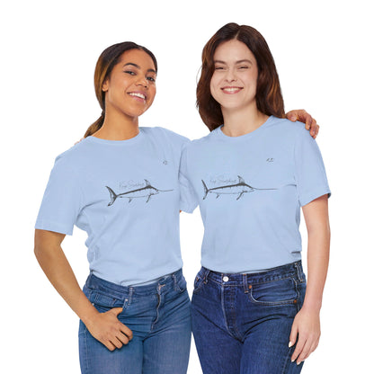 TS-028ML-24 Swordfish T-Shirt  Ocean Lover Swordfish Art Fishing Gift