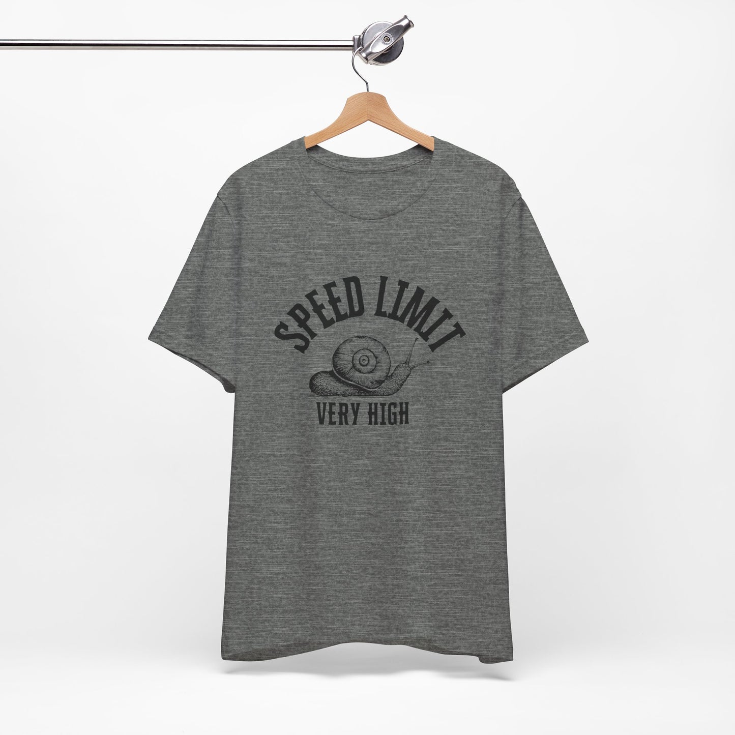 TS-091ML-24 Unisex Cute Snail T Shirt Slow And Steady Art