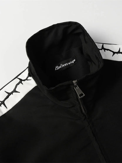 Men's Contrast Zip Up Jacket