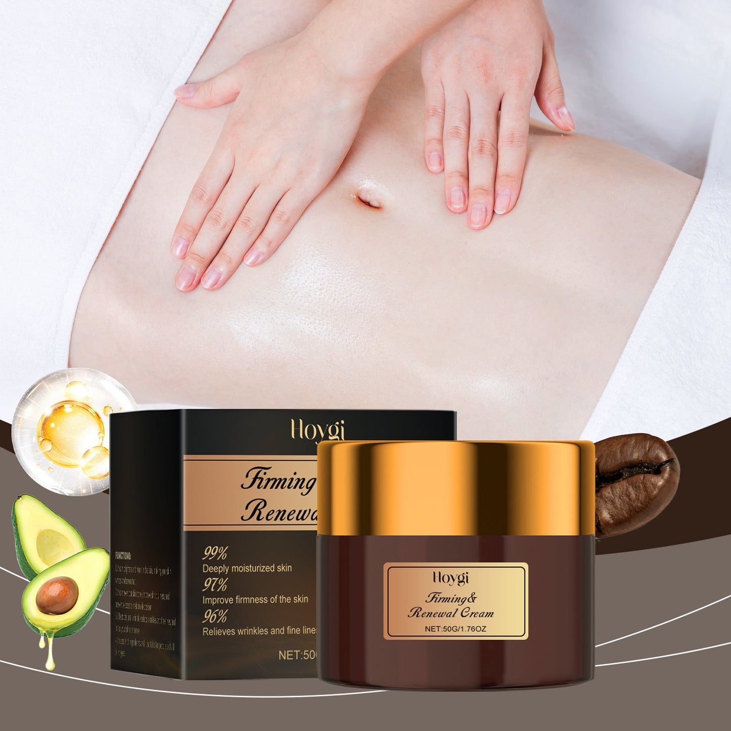 Hoygi Niacinamide Body Cream, Gentle Care For Skin Moisturizing Moisturizing Repair Skin Rejuvenation Cream
