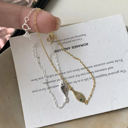 925 Sterling Silver Fish Bracelet