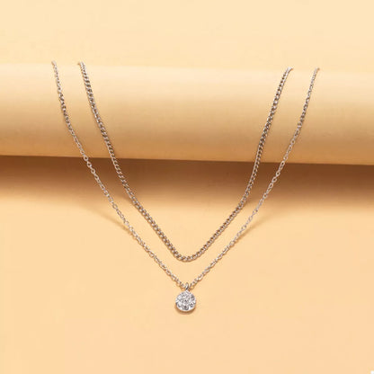 Double Layered Pendant Necklace