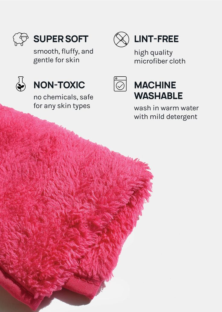 Microfiber Cleansing Mitt [Makeup Remover]
