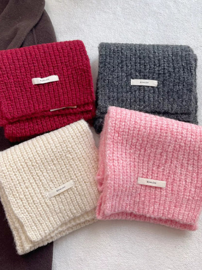 Cozy Knitted Winter Scarf