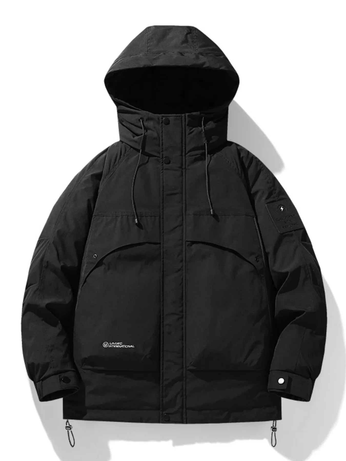 Men's Plus Size Hooded Padded Puffer Jacket