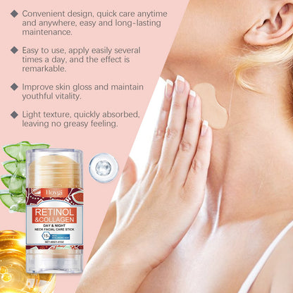 Hoygi Neck Facial Stick, Lightening Neck Lines, Brightening Skin, Hydrating And Firming Swan Neck Cream