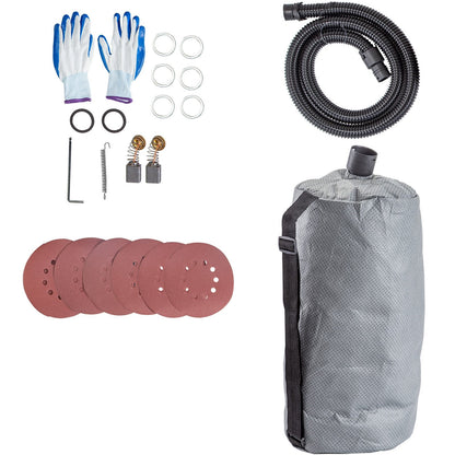 Drywall Sander 850W Electric, Electric Sander Variable Speed 800-1750RPM, Drywall Sander Foldable Sheetrock Sander, With Telescope Handle, Vacuum Bag Drywall Sanders 6 Sand Pads