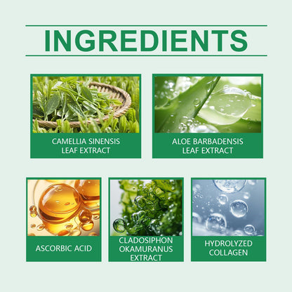 OUHOE Green Tea Facial Cleanser Solid Mask Improves Dullness, Moisturizes, Gently Cleans And Brightened Skin Mask