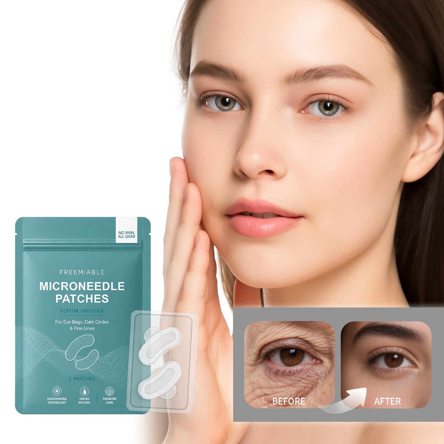 Eye Microneedle Patch 2pcs