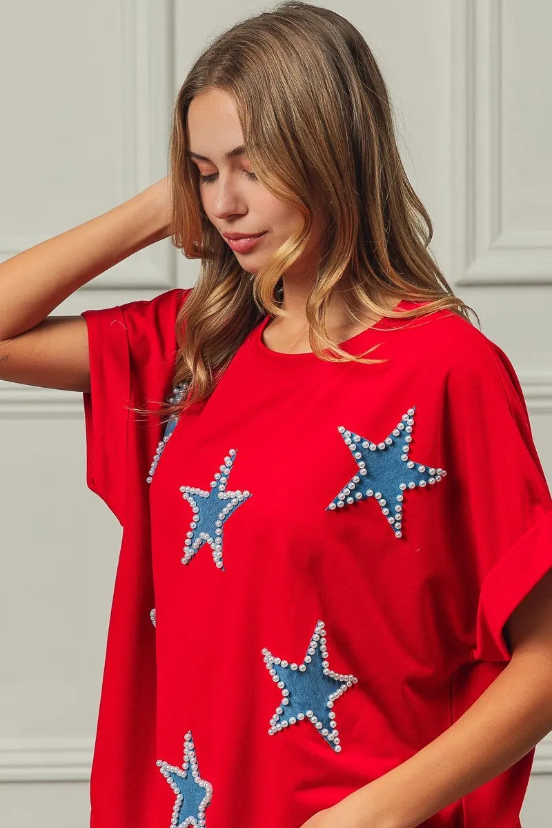 BiBi Fourth Of July Terry T-Shirt