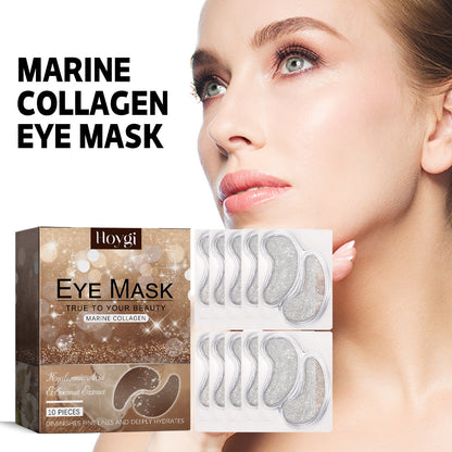 Hoygi Coconut Eye Gel Patch Reduces Fine Lines Under Eyes, Dark Circles Under Eyes, Firming Eyes, Anti-Wrinkle Moisturizing Eye Patch