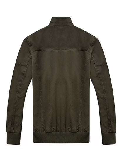 Men's Plus Size Casual Zip Up Lightweight Jacket