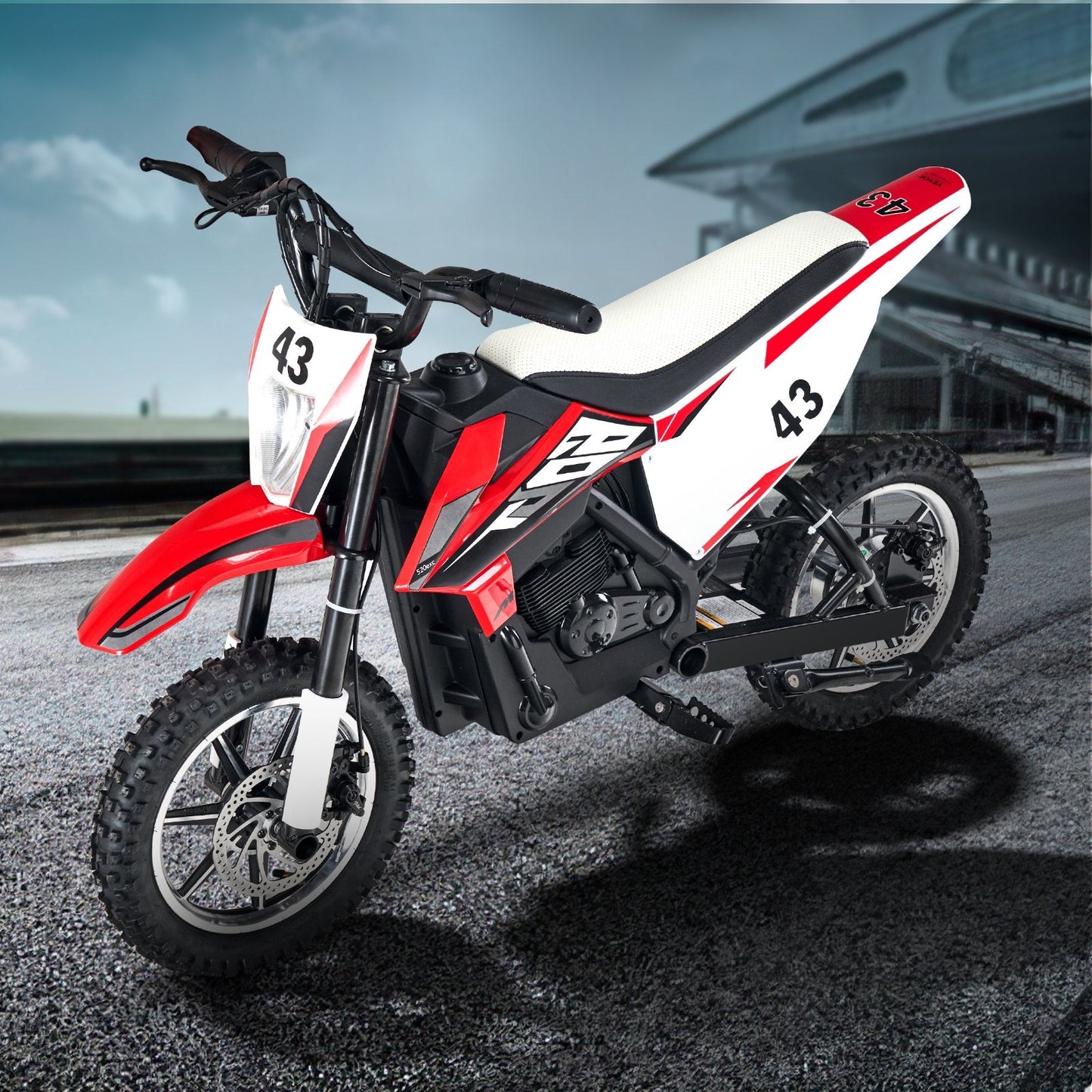 Kids Ride On Motorcycle 36V Electric Motorbike With LED For Kids Aged 14+