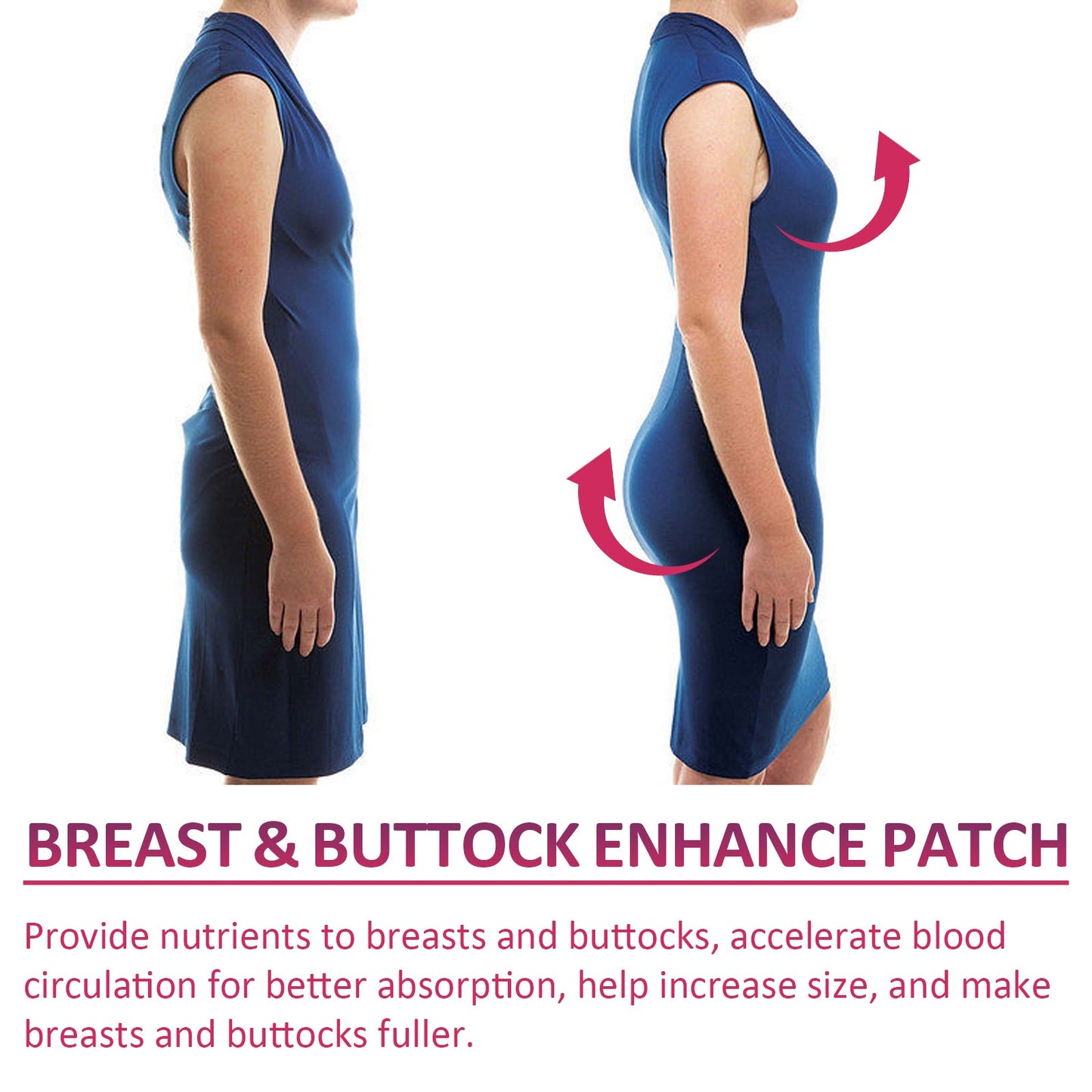 Ximonth Breast & Buttock Enhance Patch, Plump Chest Firm And Full To Highlight The Curve Of The Hip Body Shaping Patch