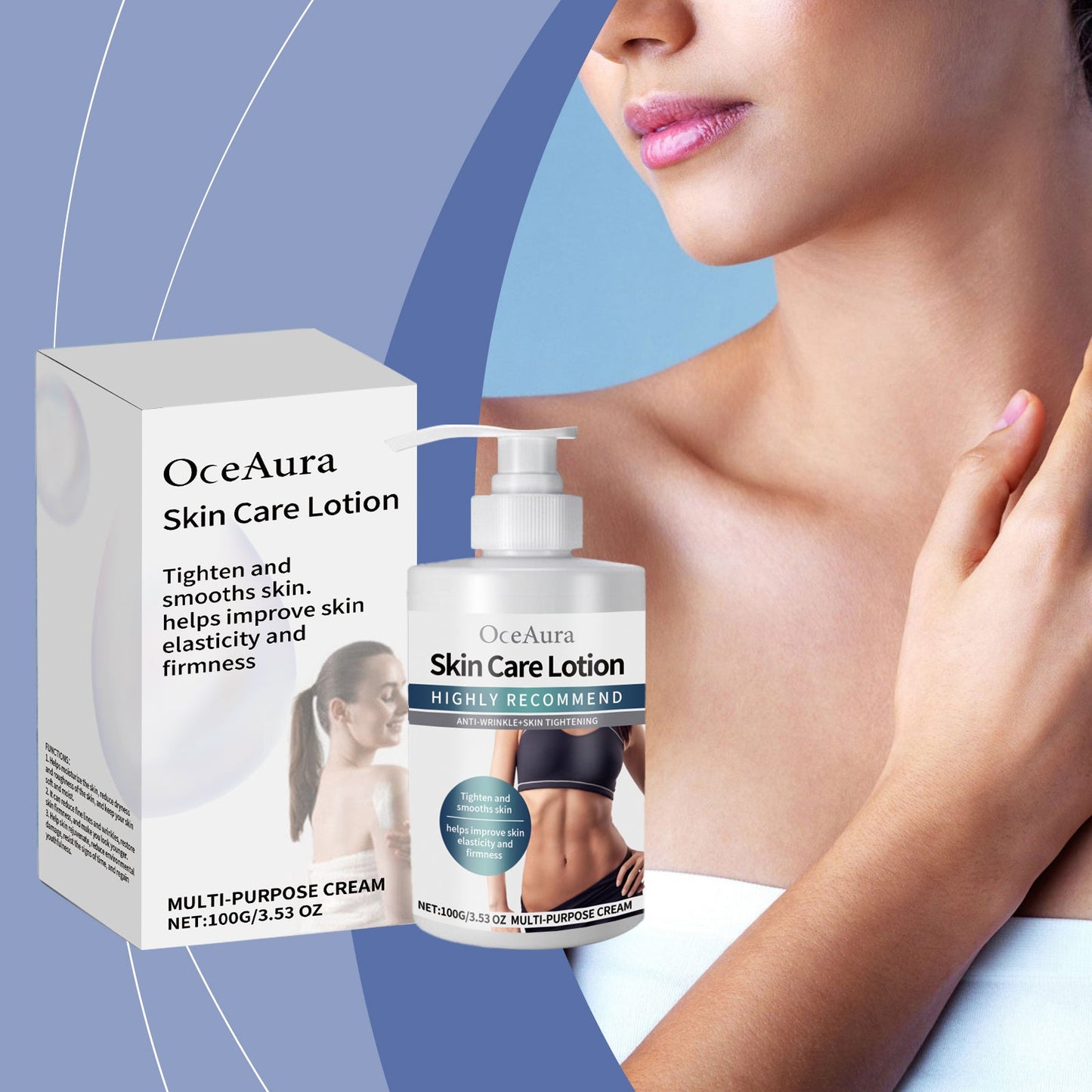 OceAura Anti-Wrinkle Moisturizer Hydrates And Nourishes Skin, Reduces Fine Lines, Tightens, Lifts And Brightens Skin