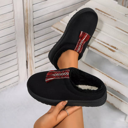 Round Toe Platform Slippers