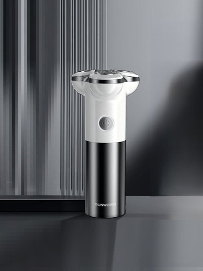 Triple-Blade Rotary Electric Shaver