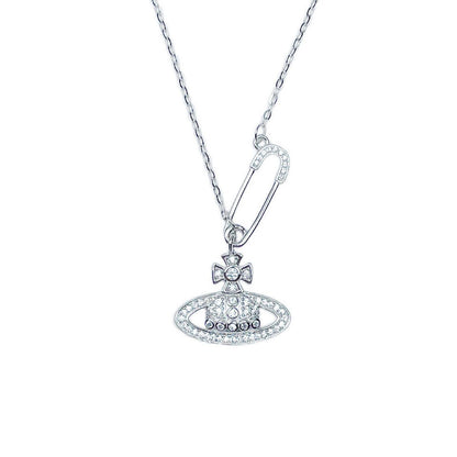 925 Sterling Silver Zircon Pendant Necklace